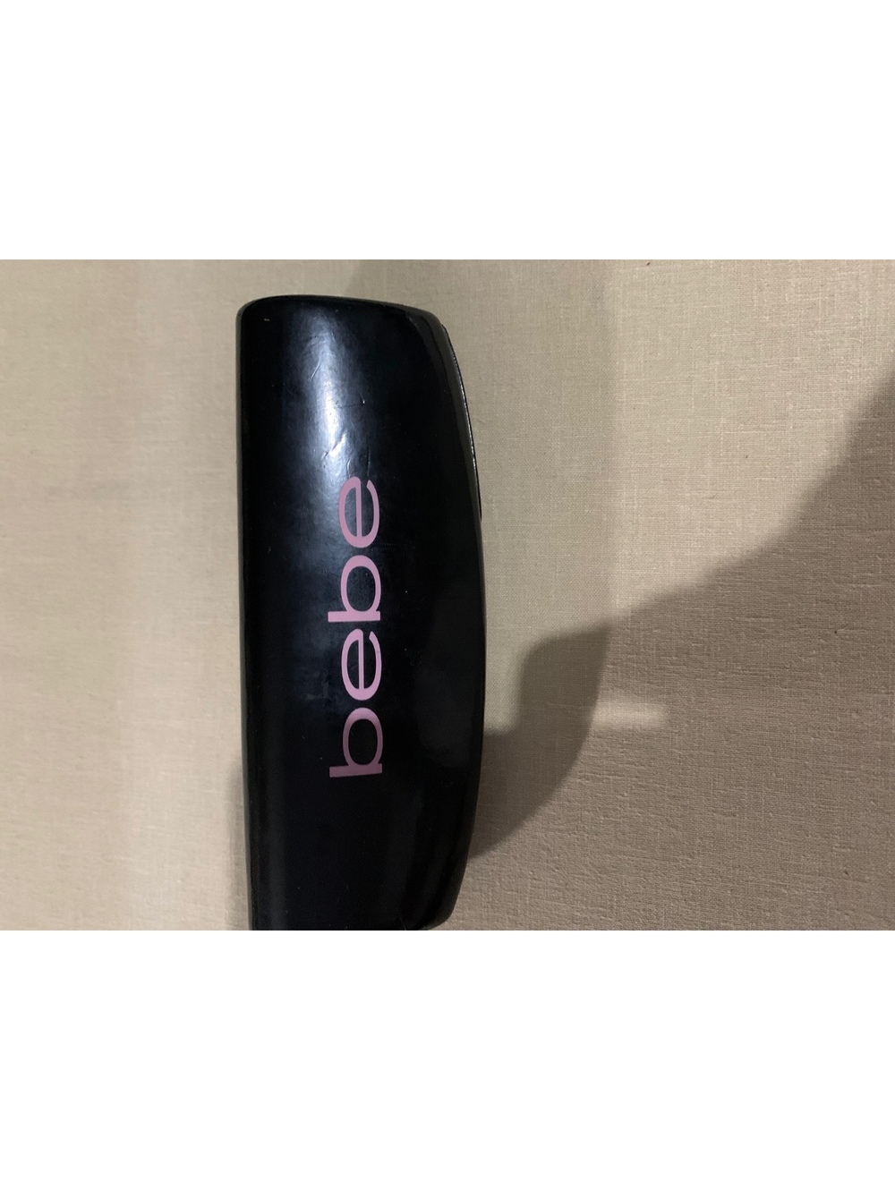 bebe black eyeglasses case